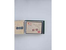 1872/1970 (ca.), über 1400 Briefe, Karten und GSK mit Schwerpunkt vor 1950, dabei viel Feldpost I. und II. WK, viele R-Briefe