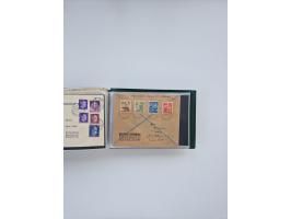 1872/1970 (ca.), über 1400 Briefe, Karten und GSK mit Schwerpunkt vor 1950, dabei viel Feldpost I. und II. WK, viele R-Briefe