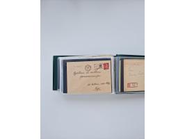 1872/1970 (ca.), über 1400 Briefe, Karten und GSK mit Schwerpunkt vor 1950, dabei viel Feldpost I. und II. WK, viele R-Briefe