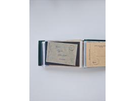 1872/1970 (ca.), über 1400 Briefe, Karten und GSK mit Schwerpunkt vor 1950, dabei viel Feldpost I. und II. WK, viele R-Briefe