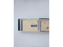 1872/1970 (ca.), über 1400 Briefe, Karten und GSK mit Schwerpunkt vor 1950, dabei viel Feldpost I. und II. WK, viele R-Briefe