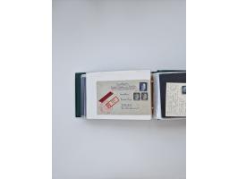 1872/1970 (ca.), über 1400 Briefe, Karten und GSK mit Schwerpunkt vor 1950, dabei viel Feldpost I. und II. WK, viele R-Briefe