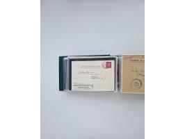 1872/1970 (ca.), über 1400 Briefe, Karten und GSK mit Schwerpunkt vor 1950, dabei viel Feldpost I. und II. WK, viele R-Briefe