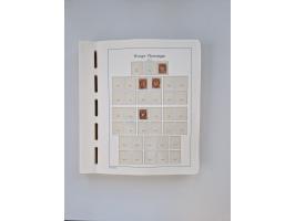 1855/2008, extensive, mostly used collector's stock, including a collection with 2x Mi. No. 1 and 2 each, further sub-collect