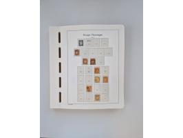 1855/2008, extensive, mostly used collector's stock, including a collection with 2x Mi. No. 1 and 2 each, further sub-collect