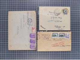 1880/1945, Propaganda &amp; Censor: 30 covers and cards, many different censors from Tenerife and Las Palmas, Viva Espana! ca