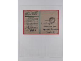 1918/62, Collection on 17 album leaves including British field post Natal South Africa, Palestine censorship reg. 1918 to Egy