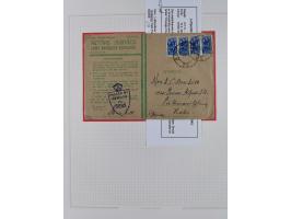 1918/62, Collection on 17 album leaves including British field post Natal South Africa, Palestine censorship reg. 1918 to Egy