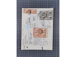1936/90, 40 covers, postal stationerys and cards starting India 3 d. carmine overprinted Bahrain on cover with content from B