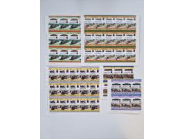 1978/88 (ca.), West Indies, mnh stock of several thousand cpl. motive sets (ca. 40 different) in sheets and few part sheets, 