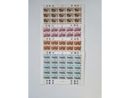 1978/88 (ca.), West Indies, mnh stock of several thousand cpl. motive sets (ca. 40 different) in sheets and few part sheets, 