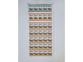 1978/88 (ca.), West Indies, mnh stock of several thousand cpl. motive sets (ca. 40 different) in sheets and few part sheets, 