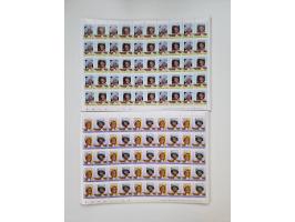 1978/88 (ca.), West Indies, mnh stock of several thousand cpl. motive sets (ca. 40 different) in sheets and few part sheets, 