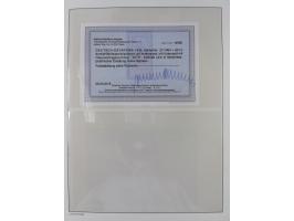 1905/20, Kaiseryacht 3 -60 H. in Unterrandpaaren bzw. zwei Einzelmarken mit Unterrand und mit HAN, dabei 7½ H. in beiden Farb