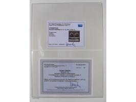 1905/20, Kaiseryacht 3 -60 H. in Unterrandpaaren bzw. zwei Einzelmarken mit Unterrand und mit HAN, dabei 7½ H. in beiden Farb