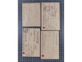 1914/20, Feldpost und Kriegsgefangenenpost aus Serbien, Frankreich, Rußland und Bulgarien, dabei verschiedene Zensuren, Rotes