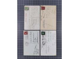 1902/38, Maritime Mail 14 covers &amp; postcards, including five ship cards (S.S.Finland, Britannic, Nieuv Amsterdam, Canadia