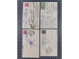1902/38, Maritime Mail 11 covers &amp; stationery postcards, including ship cards (S.S.Persic, R.M.S. Carisbrook Castle on re