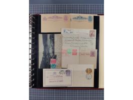 1890/1910, 53 covers &amp; stationery cards including States, registered mails, perfins on cover, good cancellations, uprated