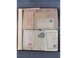 1890/1910, 53 covers &amp; stationery cards including States, registered mails, perfins on cover, good cancellations, uprated