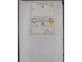 1869/1900, Sammlung von über 100 meist verschiedenen Ganzsachenkarten, überwiegend ungebraucht, spezialisiert mit Katalognumm