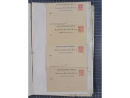 1869/1900, Sammlung von über 100 meist verschiedenen Ganzsachenkarten, überwiegend ungebraucht, spezialisiert mit Katalognumm