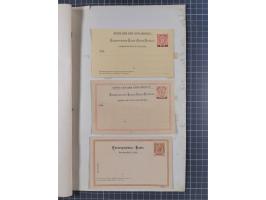 1869/1900, Sammlung von über 100 meist verschiedenen Ganzsachenkarten, überwiegend ungebraucht, spezialisiert mit Katalognumm