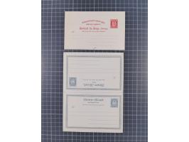 1872/1900, Collection of 41 postal stationery cards starting Mi.P1-P5, including 17 complete answering cards, some watermarke