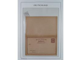 1872/45, meist postfrische und teils gestempelte reichhaltige Material-Sammlung inkl. Dienstmarken, dabei viele Varianten, Fa