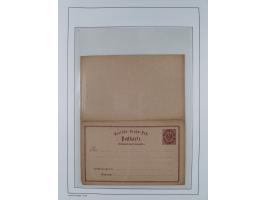 1872/45, meist postfrische und teils gestempelte reichhaltige Material-Sammlung inkl. Dienstmarken, dabei viele Varianten, Fa