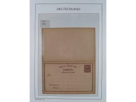 1872/45, meist postfrische und teils gestempelte reichhaltige Material-Sammlung inkl. Dienstmarken, dabei viele Varianten, Fa