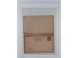 1872/45, meist postfrische und teils gestempelte reichhaltige Material-Sammlung inkl. Dienstmarken, dabei viele Varianten, Fa