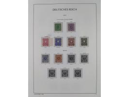 1872/45, meist postfrische und teils gestempelte reichhaltige Material-Sammlung inkl. Dienstmarken, dabei viele Varianten, Fa