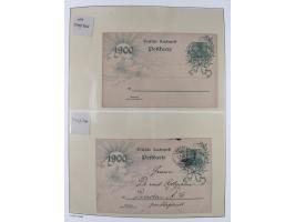 1872/45, meist postfrische und teils gestempelte reichhaltige Material-Sammlung inkl. Dienstmarken, dabei viele Varianten, Fa