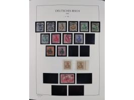 1872/45, meist postfrische und teils gestempelte reichhaltige Material-Sammlung inkl. Dienstmarken, dabei viele Varianten, Fa