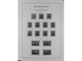 1872/45, meist postfrische und teils gestempelte reichhaltige Material-Sammlung inkl. Dienstmarken, dabei viele Varianten, Fa