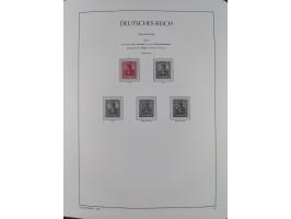 1872/45, meist postfrische und teils gestempelte reichhaltige Material-Sammlung inkl. Dienstmarken, dabei viele Varianten, Fa