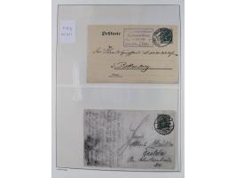 1872/45, meist postfrische und teils gestempelte reichhaltige Material-Sammlung inkl. Dienstmarken, dabei viele Varianten, Fa