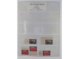 1872/45, meist postfrische und teils gestempelte reichhaltige Material-Sammlung inkl. Dienstmarken, dabei viele Varianten, Fa