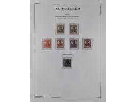 1872/45, meist postfrische und teils gestempelte reichhaltige Material-Sammlung inkl. Dienstmarken, dabei viele Varianten, Fa