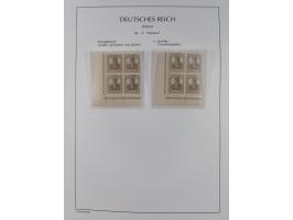 1872/45, meist postfrische und teils gestempelte reichhaltige Material-Sammlung inkl. Dienstmarken, dabei viele Varianten, Fa