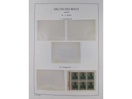 1872/45, meist postfrische und teils gestempelte reichhaltige Material-Sammlung inkl. Dienstmarken, dabei viele Varianten, Fa