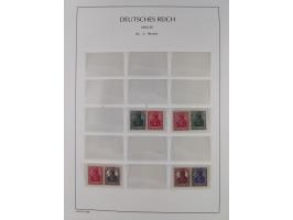 1872/45, meist postfrische und teils gestempelte reichhaltige Material-Sammlung inkl. Dienstmarken, dabei viele Varianten, Fa