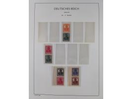 1872/45, meist postfrische und teils gestempelte reichhaltige Material-Sammlung inkl. Dienstmarken, dabei viele Varianten, Fa