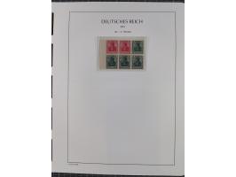 1872/45, meist postfrische und teils gestempelte reichhaltige Material-Sammlung inkl. Dienstmarken, dabei viele Varianten, Fa