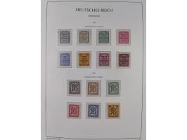 1872/45, meist postfrische und teils gestempelte reichhaltige Material-Sammlung inkl. Dienstmarken, dabei viele Varianten, Fa