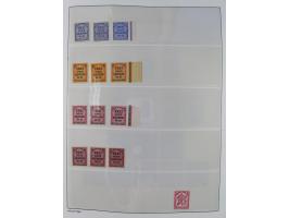 1872/45, meist postfrische und teils gestempelte reichhaltige Material-Sammlung inkl. Dienstmarken, dabei viele Varianten, Fa