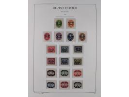 1872/45, meist postfrische und teils gestempelte reichhaltige Material-Sammlung inkl. Dienstmarken, dabei viele Varianten, Fa