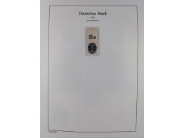 1872/45, meist postfrische und teils gestempelte reichhaltige Material-Sammlung inkl. Dienstmarken, dabei viele Varianten, Fa