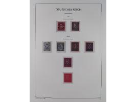 1872/45, meist postfrische und teils gestempelte reichhaltige Material-Sammlung inkl. Dienstmarken, dabei viele Varianten, Fa